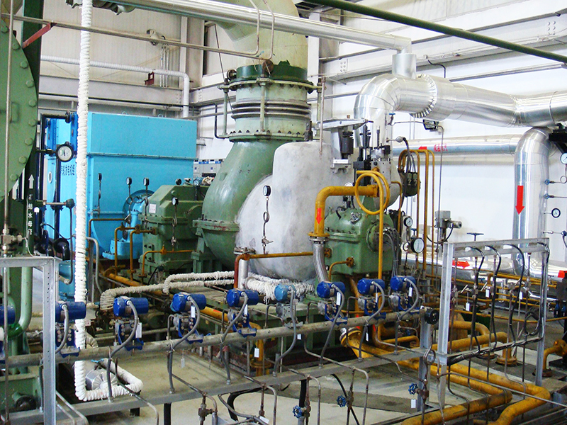 供热连产汽轮机发电机安装